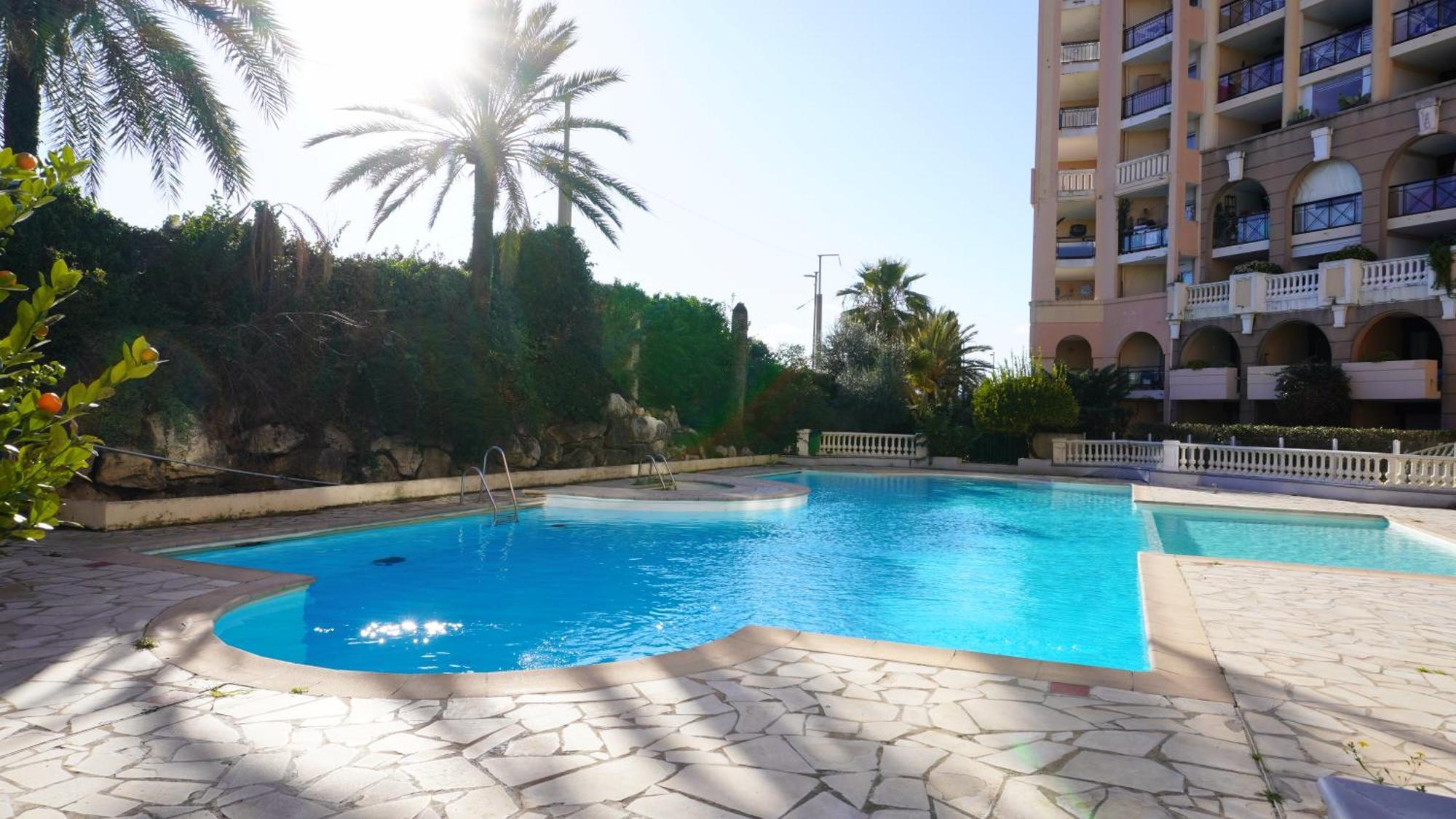 Appartement 556, Vue Mer Et Piscine By Palmazur Vacances Cannes Exterior foto